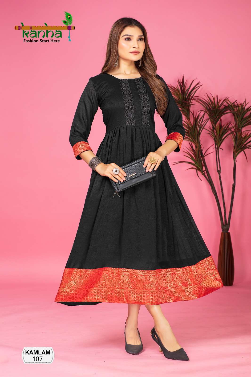KAMLAM BUY KANHA DESIGNER PARTY WEAR LOWEST PRICE KURTIS SETS