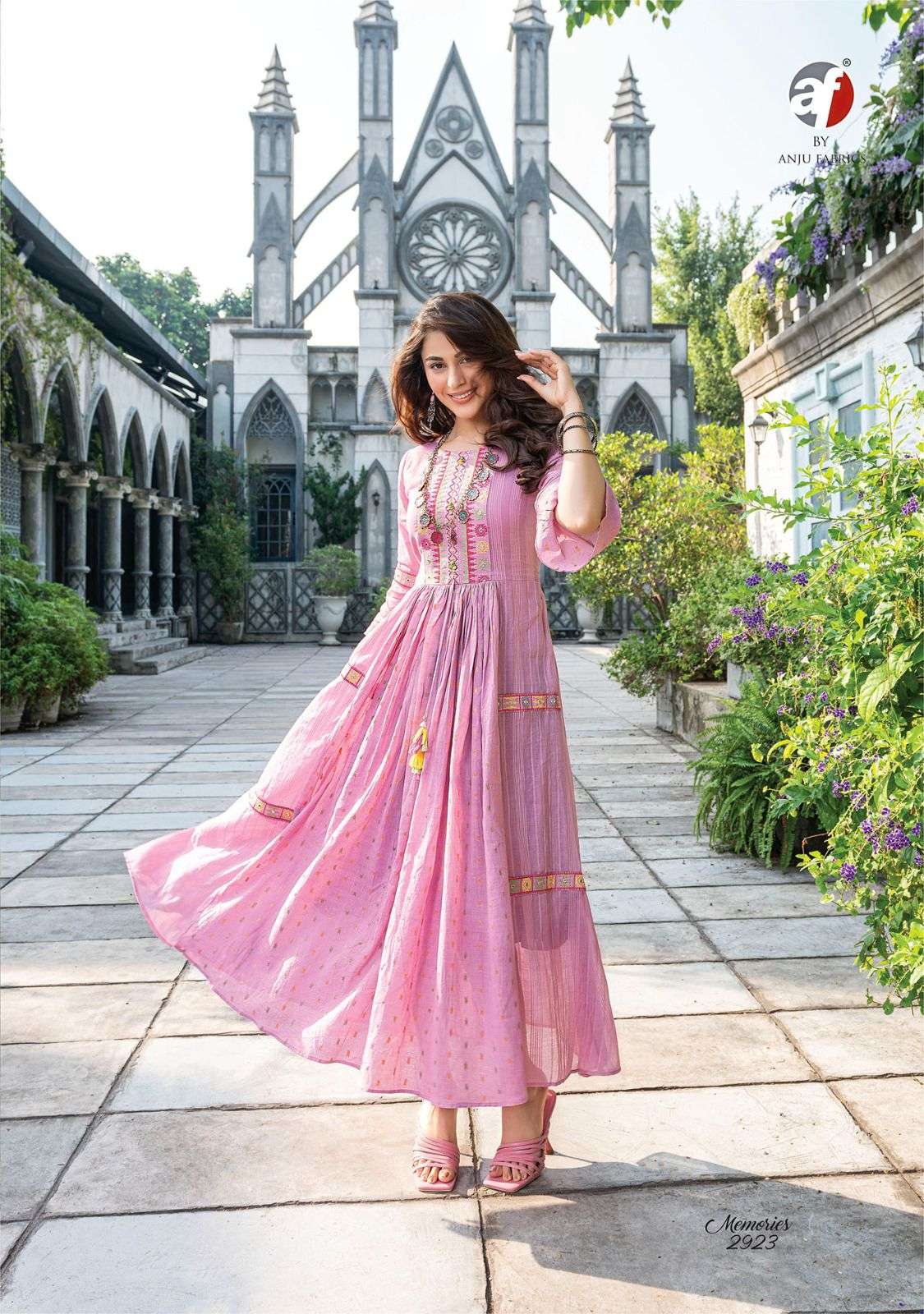 Memories Vol 4 Buy Anju Febric Online Wholesaler Latest Collection Flair Kurtis