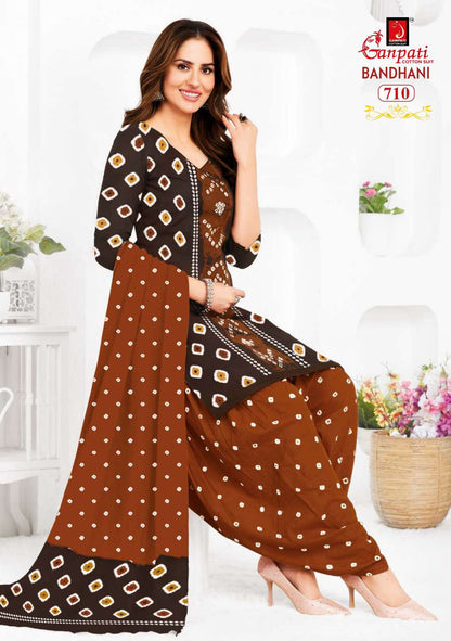 BANDHANI VOL 7 BUY GANPATI WHOLESALE COTTON SALWAR SUIT