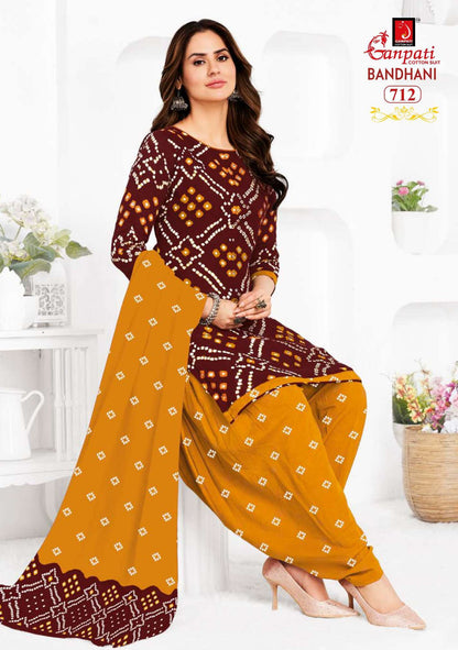 BANDHANI VOL 7 BUY GANPATI WHOLESALE COTTON SALWAR SUIT