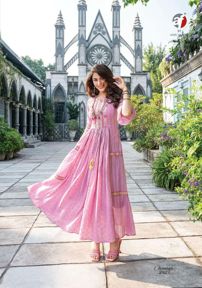 Memories Vol 4 Buy Anju Febric Online Wholesaler Latest Collection Flair Kurtis